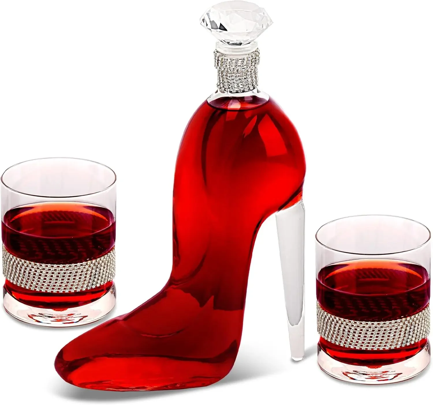High-Heeled Shoes Shape Whiske – Glass Decanter Whiskey Bewertung und Preis