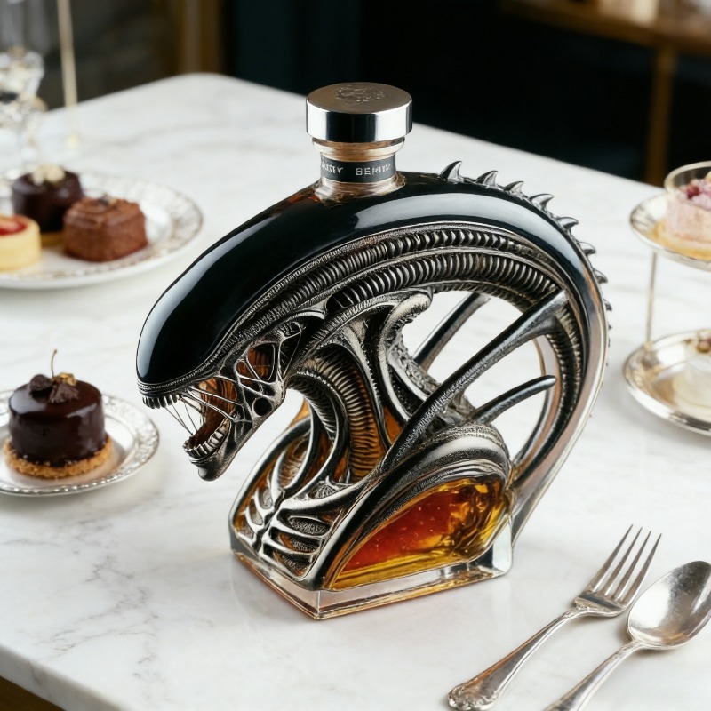 Alien Xenomorph Shaped Whiskey – Glass Decanter Whiskey Bewertung und Preis