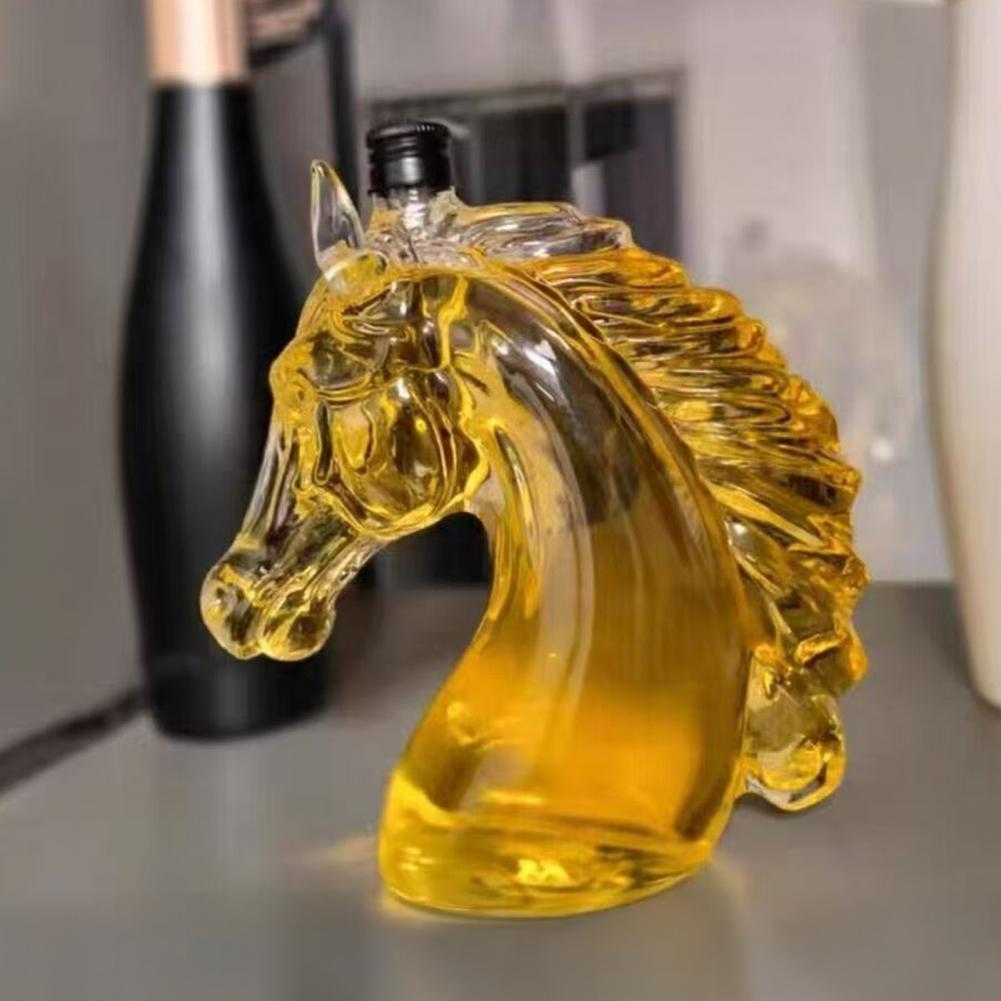 Whiskey Bottle Engraved Horse  – Glass Decanter Whiskey Bewertung und Preis