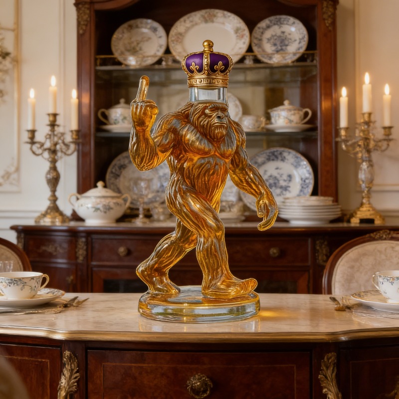 Funny Bigfoot Crown Whiskey De – Glass Decanter Whiskey Bewertung und Preis