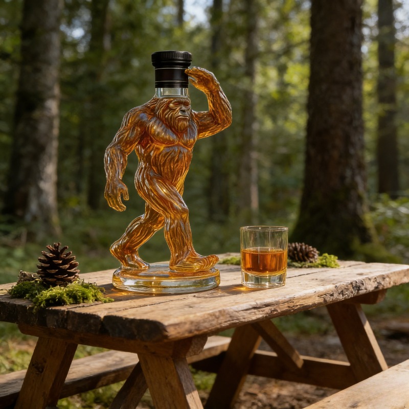 Funny Bigfoot Crown Whiskey De – Glass Decanter Whiskey Bewertung und Preis