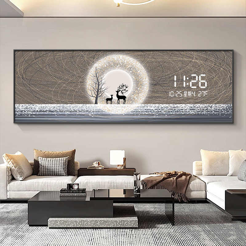 Light Luxury Elk Living Room D – Luxury Lifestyle Background Bewertung und Preis