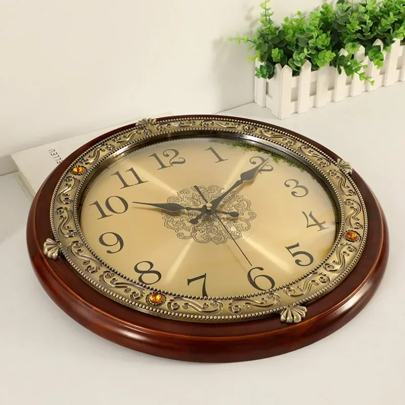 Luxury Wood Wall Clock Metal R – Luxury Lifestyle Watches Bewertung und Preis