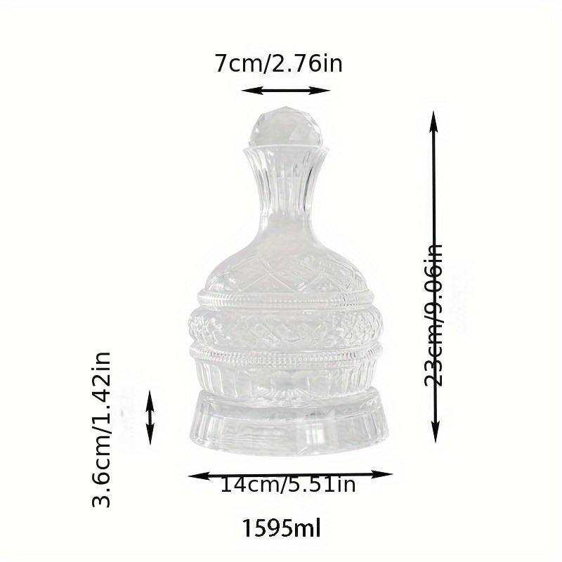 Crystal Wine Decanter Elegant  – Glass Decanter Whiskey Bewertung und Preis