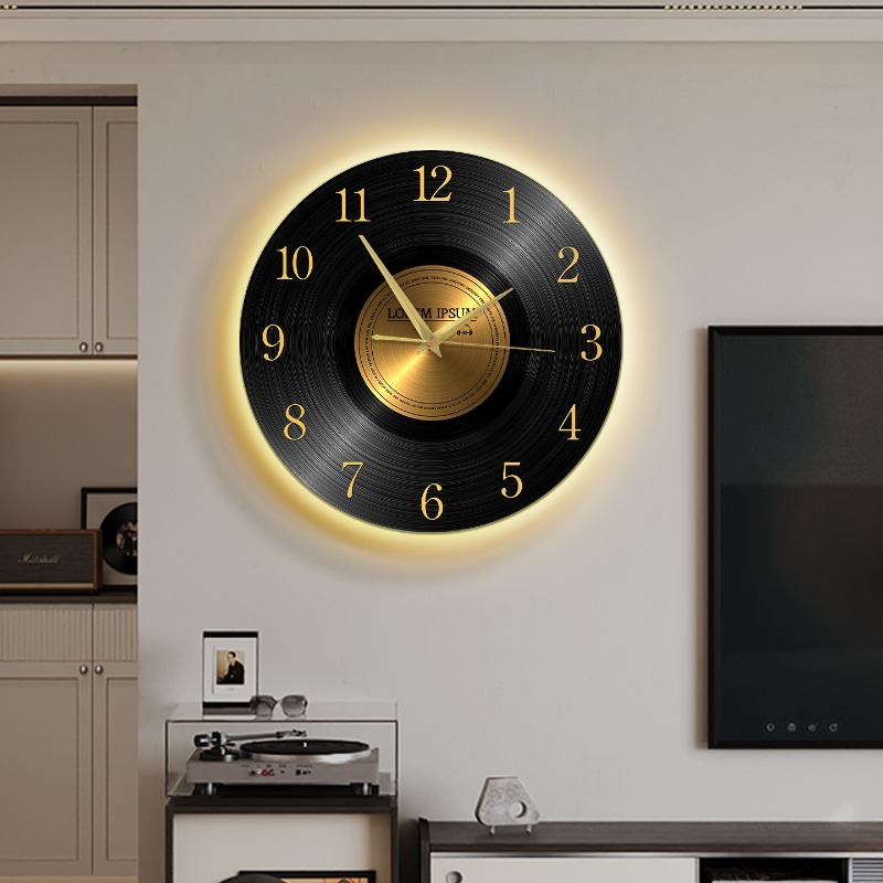Vintage Wall Clock with Light  – Luxury Lifestyle Watches Bewertung und Preis