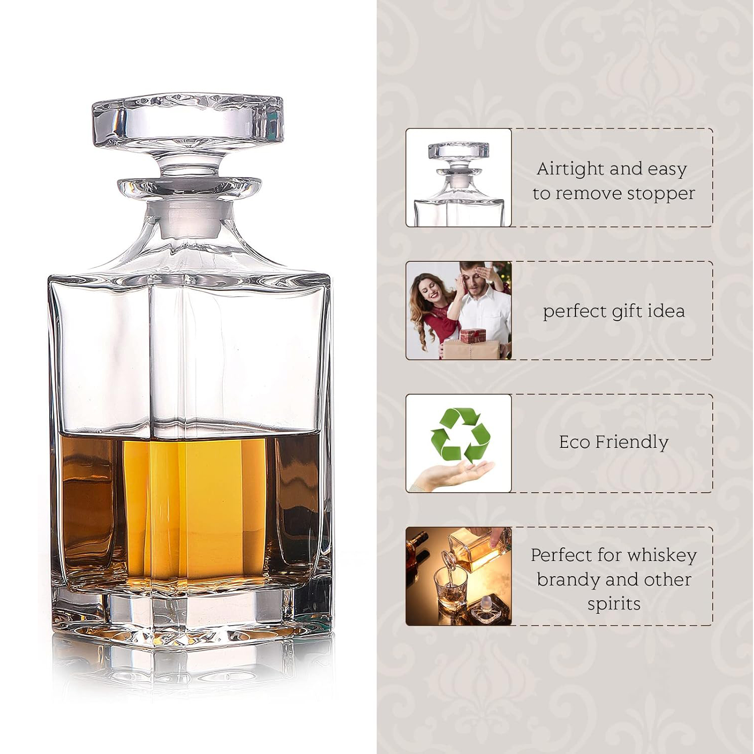 Glass Decanter - Whiskey Decan – Glass Decanter Whiskey Bewertung und Preis